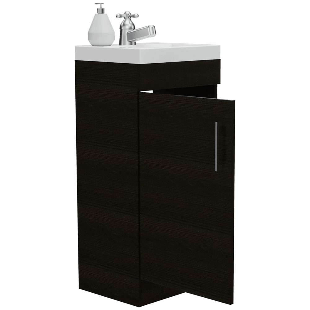 MUEBLE PARA LAVAMANOS OPORTO, WENGUE, INCLUYE GRIFERÍA