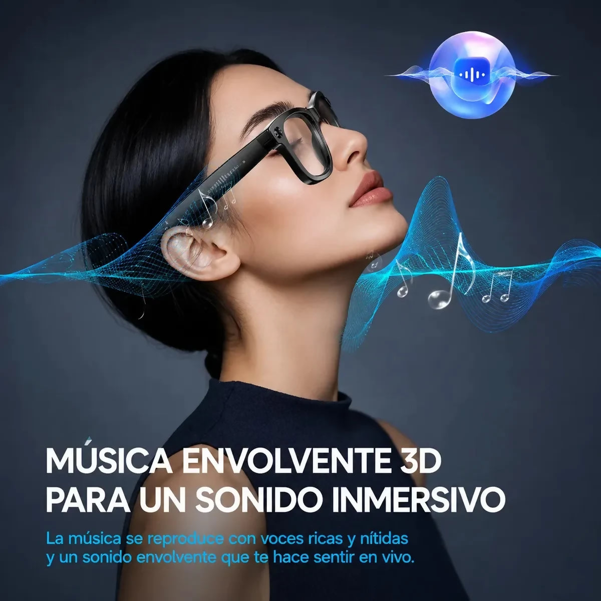 GAFAS CÁMARA INTELIGENTES BLUETOOTH ALTAVOZ SMART GLASSES