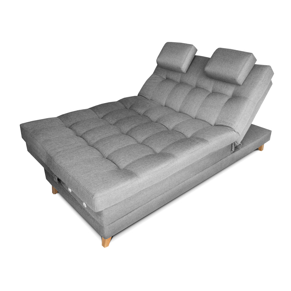 SOFÁ CAMA BALMAIN MULTIFUNCI 5 POSICIONES GRIS