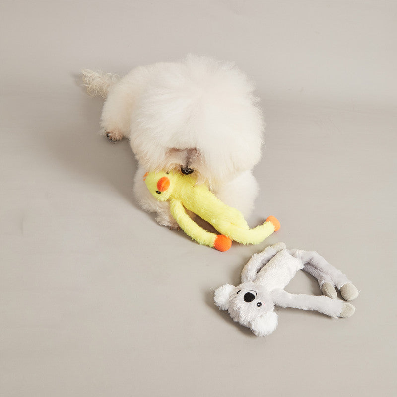 JUGUETE PARA PERRO PATO Y KOALA 2 UDS.