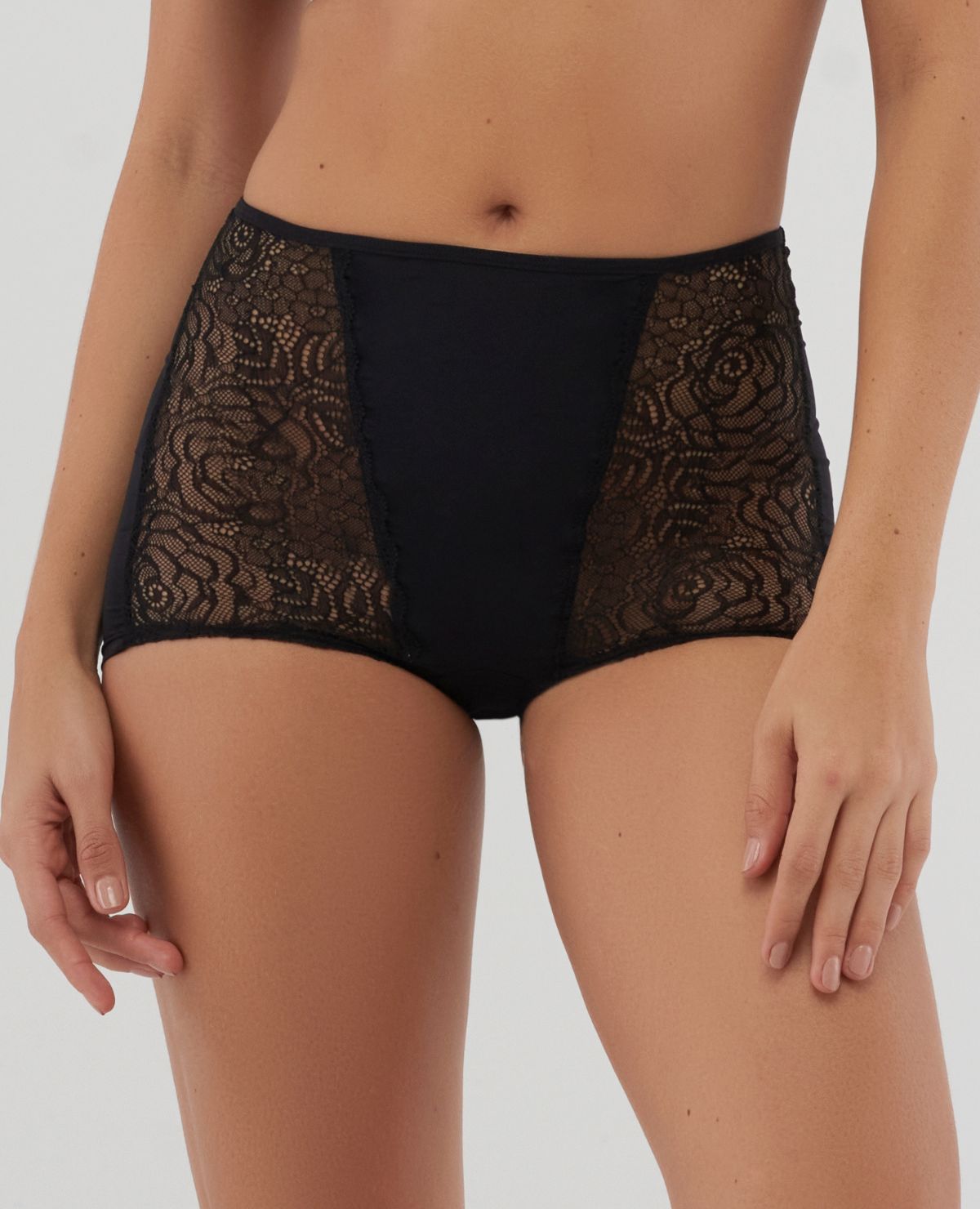 PANTY TIPO BÓXER | TIRO ALTO | CONTROL DE ABDOMEN SUAVE | RECOGIDO POSTERIOR_REF: 49283