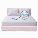 Combo protector colchon sencillo antifluido 100x190cm
