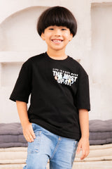 45662 CAMISETA OVERSIZE ESTAMPADO PUNTO CORAZON CON DOBLE RUEDO NIÑO JUNIOR