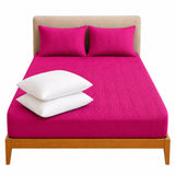 Combo protector colchon + 2 almohadas siliconadas queen