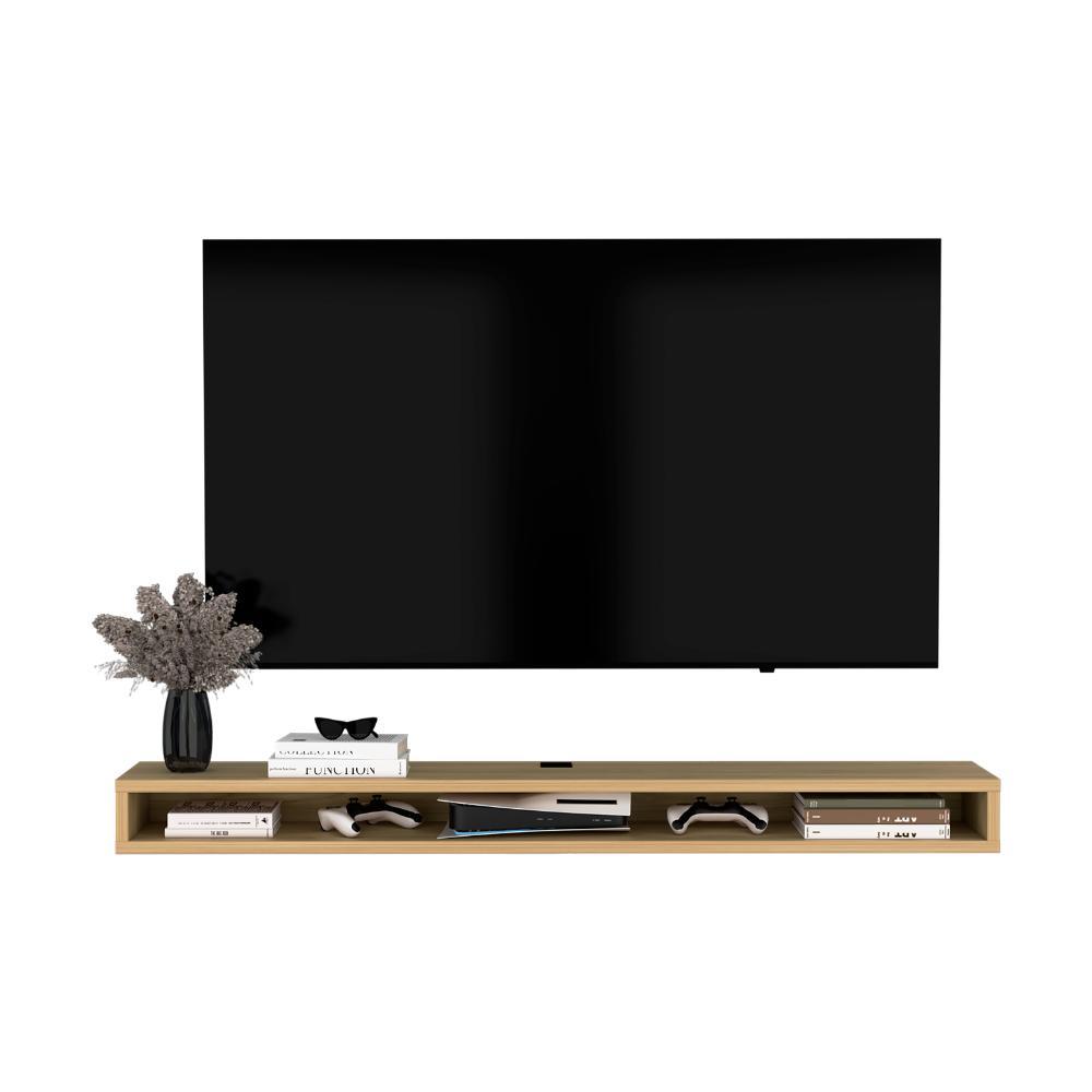 MESA PARA TV FLOTANTE RALF, FRESNO EUROPEO, CON UN DISEÑO CONTEMPORÁNEO