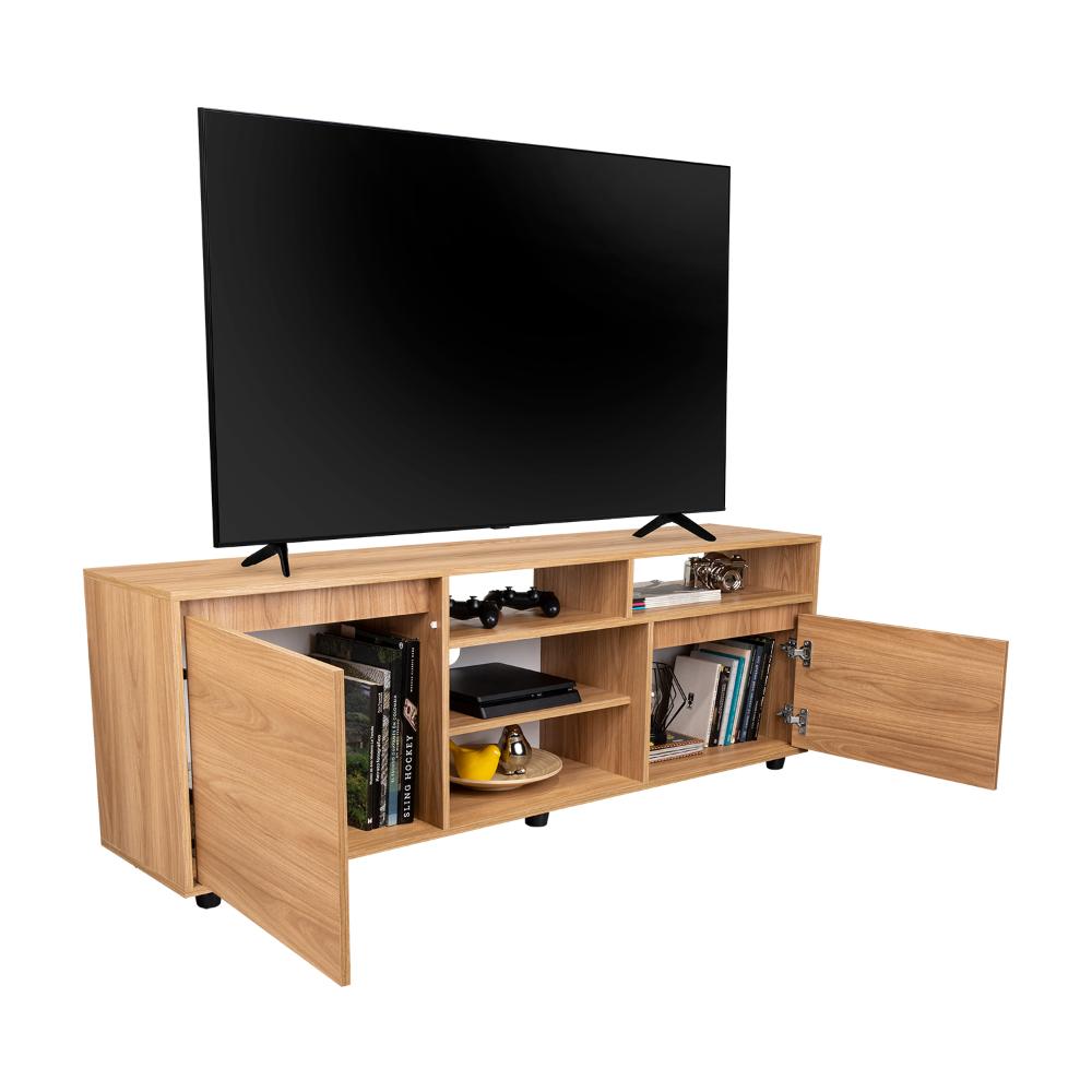 MESA PARA TV PINO, FRESNO EUROPEO, PARA TELEVISOR HASTA 65 PULGADAS