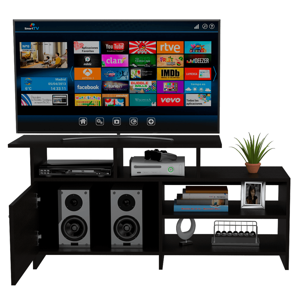 MESA PARA TV MAORY, WENGUE, PARA TELEVISOR DE 40 PULGADAS
