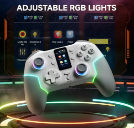 CONTROL BLUETOOTH GAMER PC XBOX PS4 PS5 HALL EFFECT ECHTPOWE