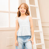 8781 BLUSA DE TIRAS NIÑA JUNIOR