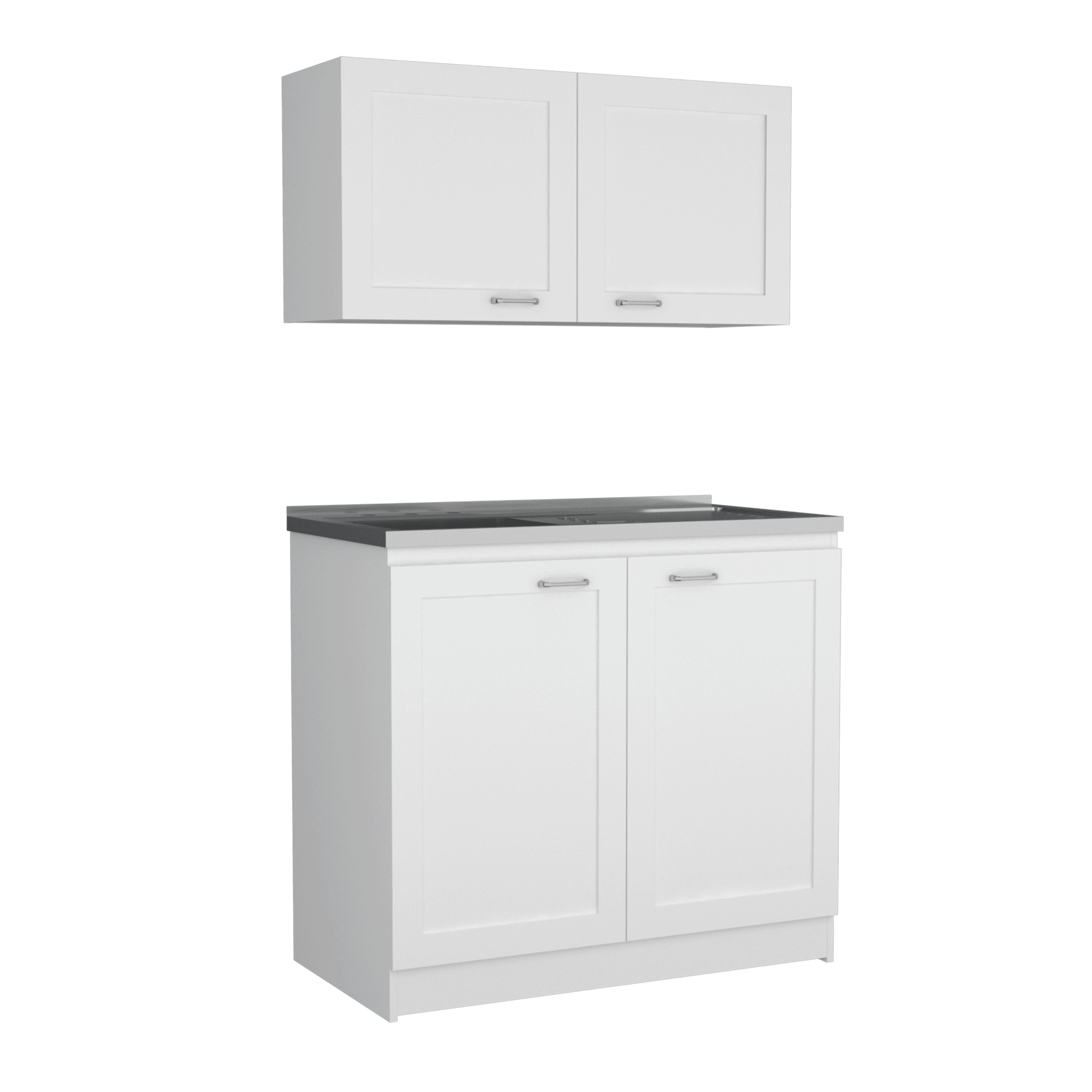 COCINA INTEGRAL TORONTO, BLANCO, INCLUYE MESÓN IZQUIERDO ZF