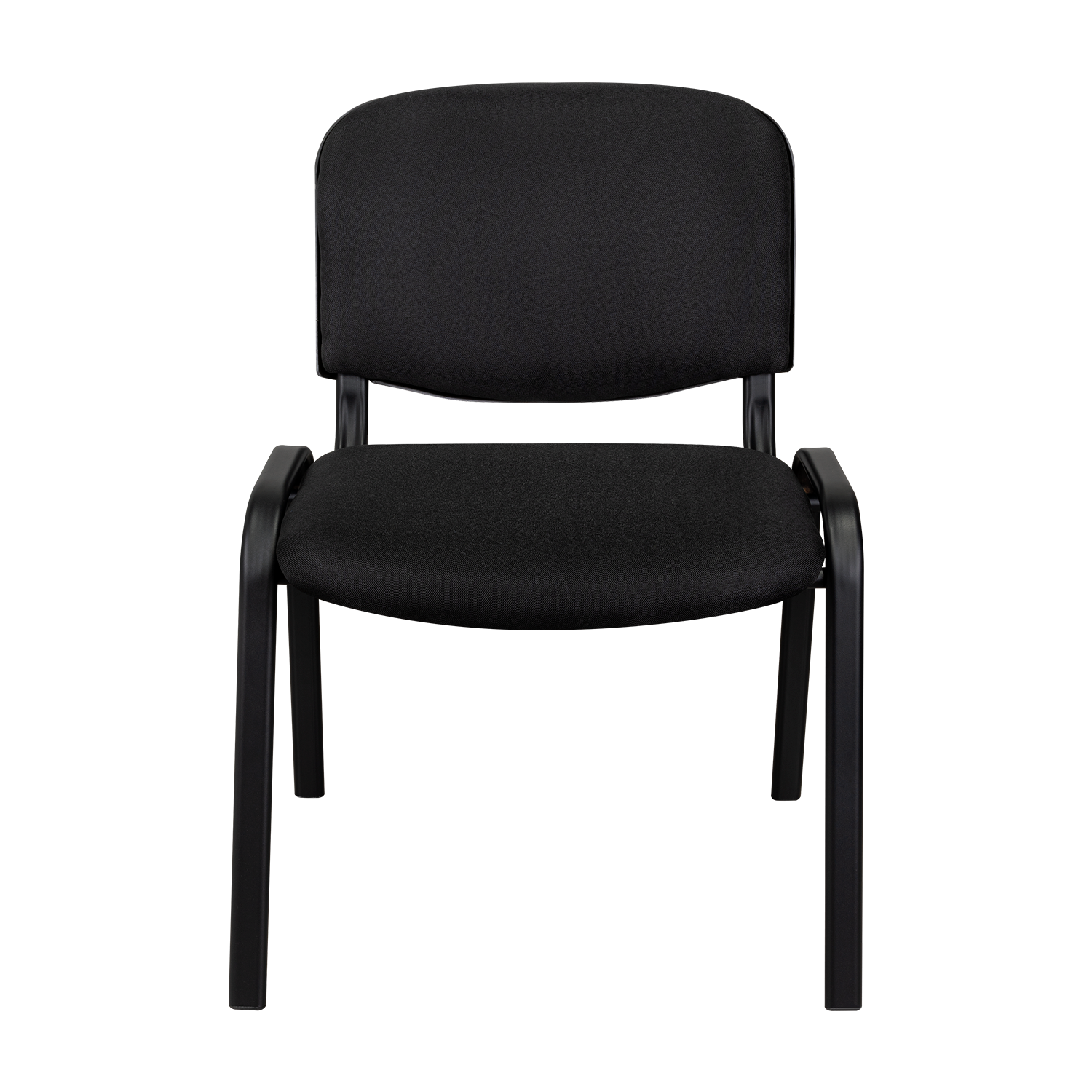 SILLA INTERLOCUTORA, NEGRO, CON ESPALDAR Y DISEÑO SENCILLO