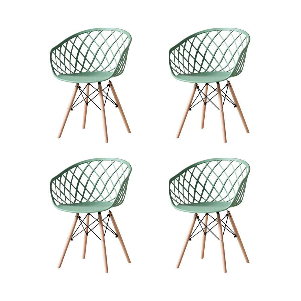 SILLA OASIS CON BRAZOS, COLOR VERDE OLIVO, CON ESPALDAR X4