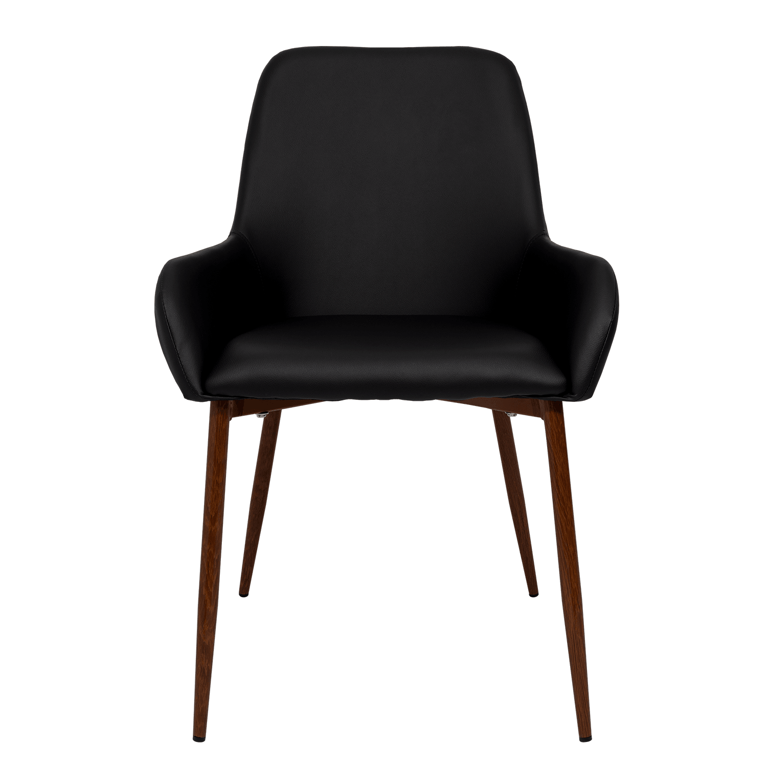 SILLAS CLÁSICAS CONCEPT X2, WENGUE Y CAFÉ, CON CÓMODO ESPALDAR