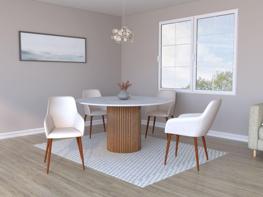 SILLAS CLÁSICAS CONCEPT, CAFÉ CLARO Y CHOCOLATE, CON CÓMODO ESPALDAR X4