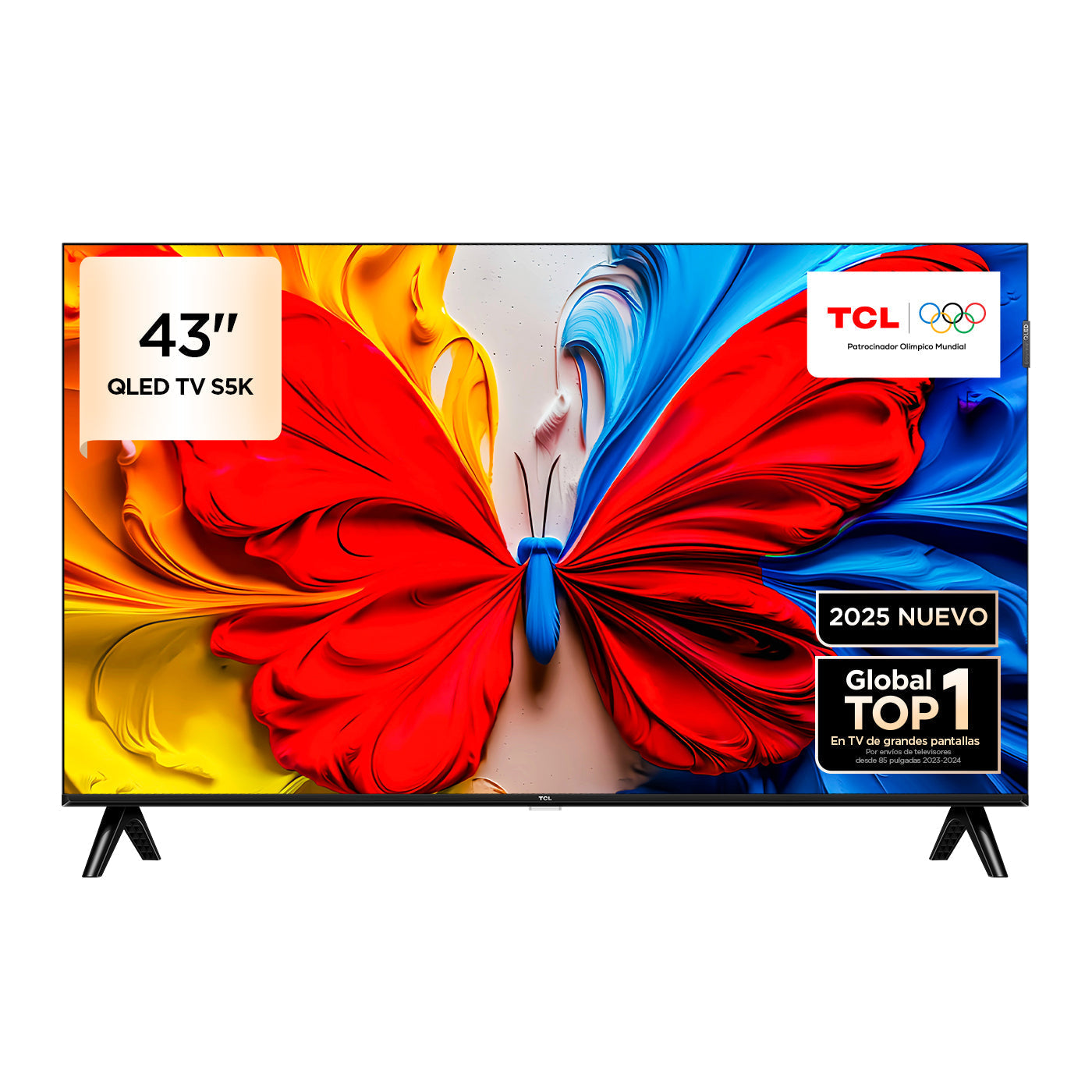 Televisor TCL 43" 43S5K QLED FHD