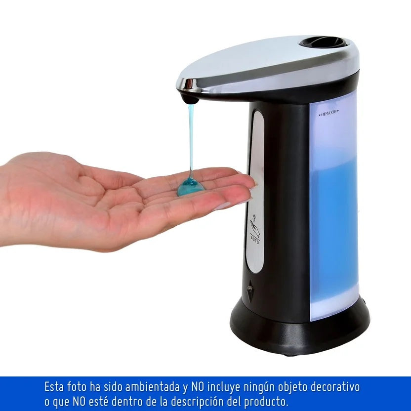 DISPENSADOR DE JABON LIQUIDO CON SENSOR AUTOMATICO PARA MANOS
