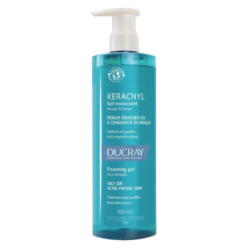 DUCRAY KERACNYL GEL LIMPIADOR X 400ML