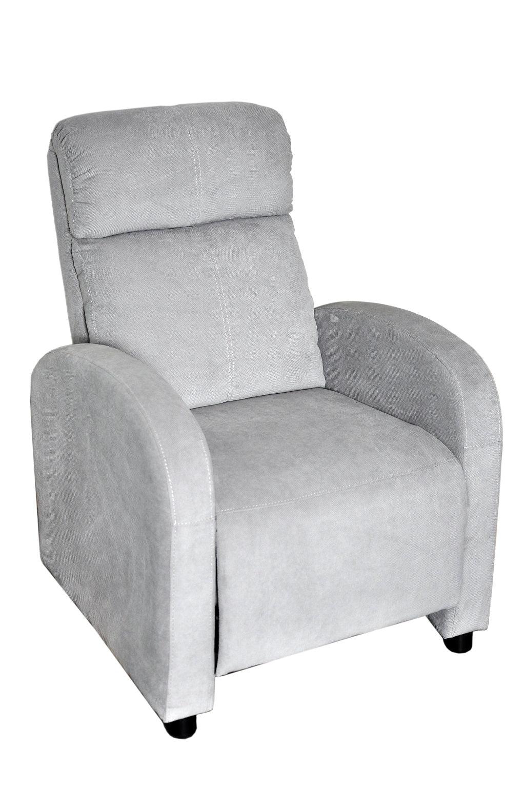 SILLA RECLINABLE INOA, GRIS, CON SISTEMA RECLINABLE  PARA MAYOR COMODIDAD