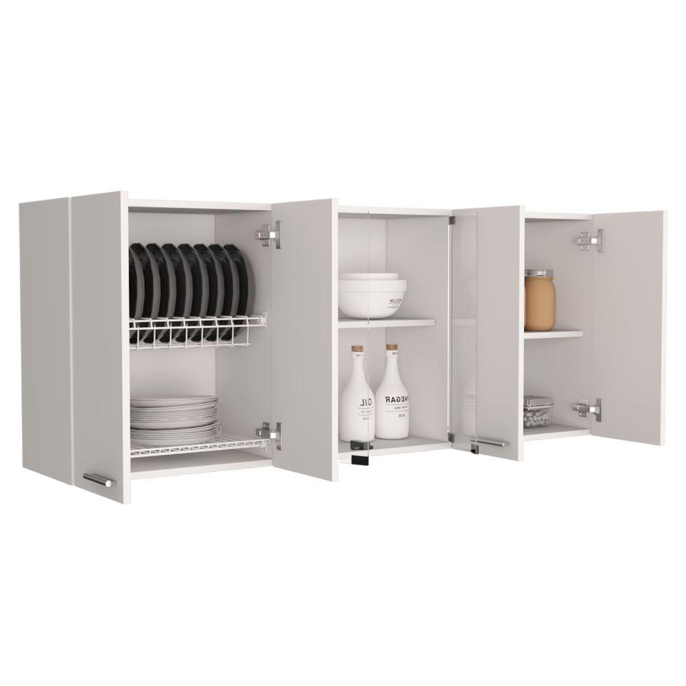 GABINETE SUPERIOR FRELLO 150, BLANCO NEVADO, INCLUYE ENTREPAÑO MÓVIL CENTRAL ZF