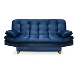 SOFACAMA FENDIK 3 PSC 90X185X120 TELA AZUL