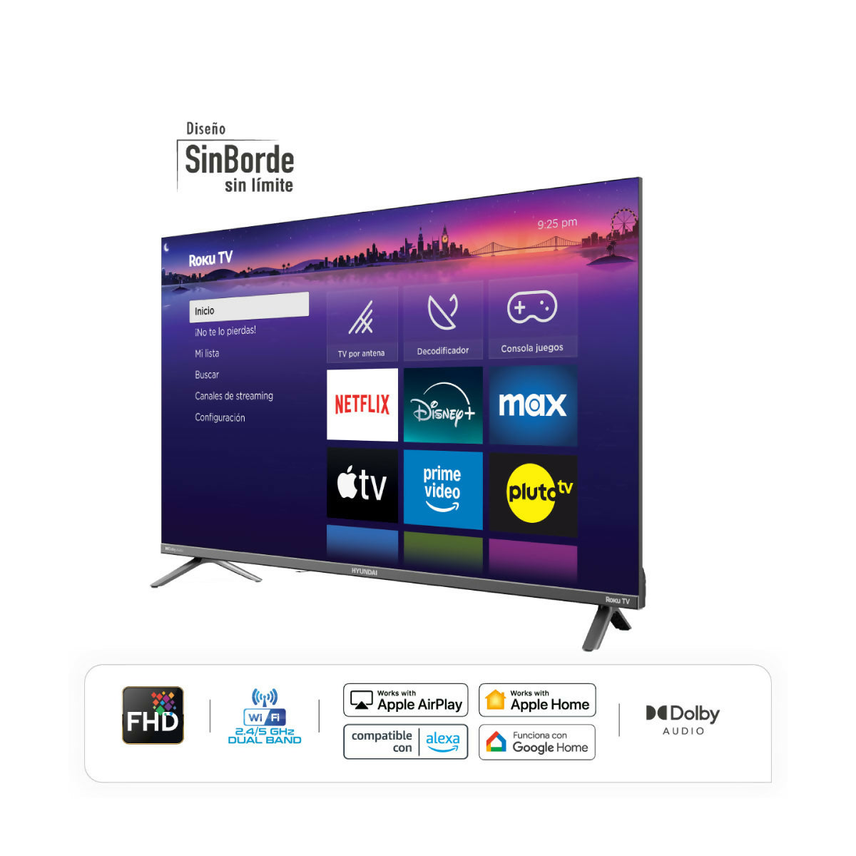 TV HYUNDAI ROKU TV 43" HYLED4325RIM