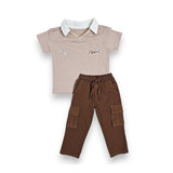 51982 CONJUNTO INFANTIL NIÑO - POLO SPORT NÚMERO 23 Y PANTALÓN CARGO