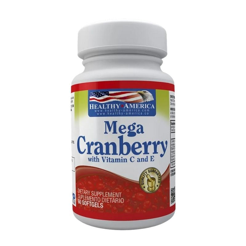 MEGA CRANBERRY CON VITAMINA C Y E X 60CÁPS