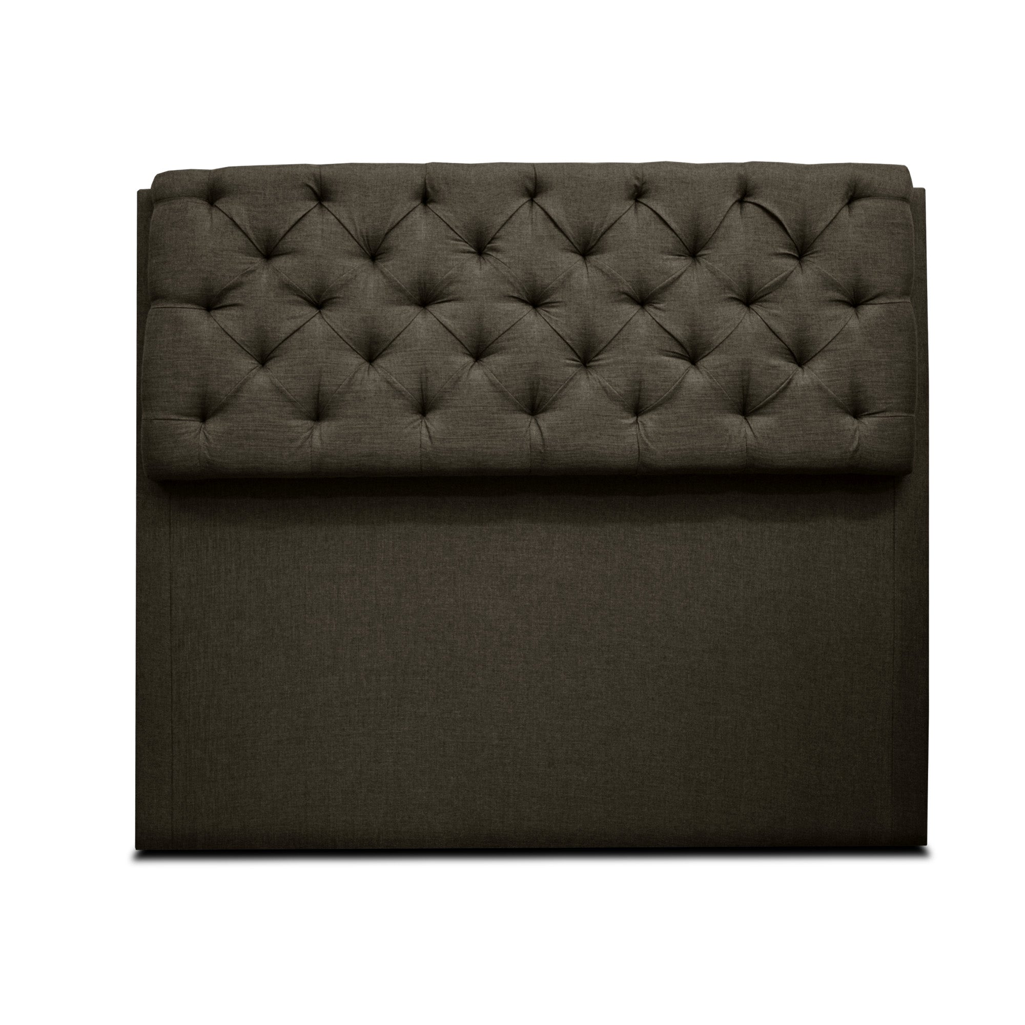 CABECERO DREAMER DE PISO LINO 160X120 CAFE