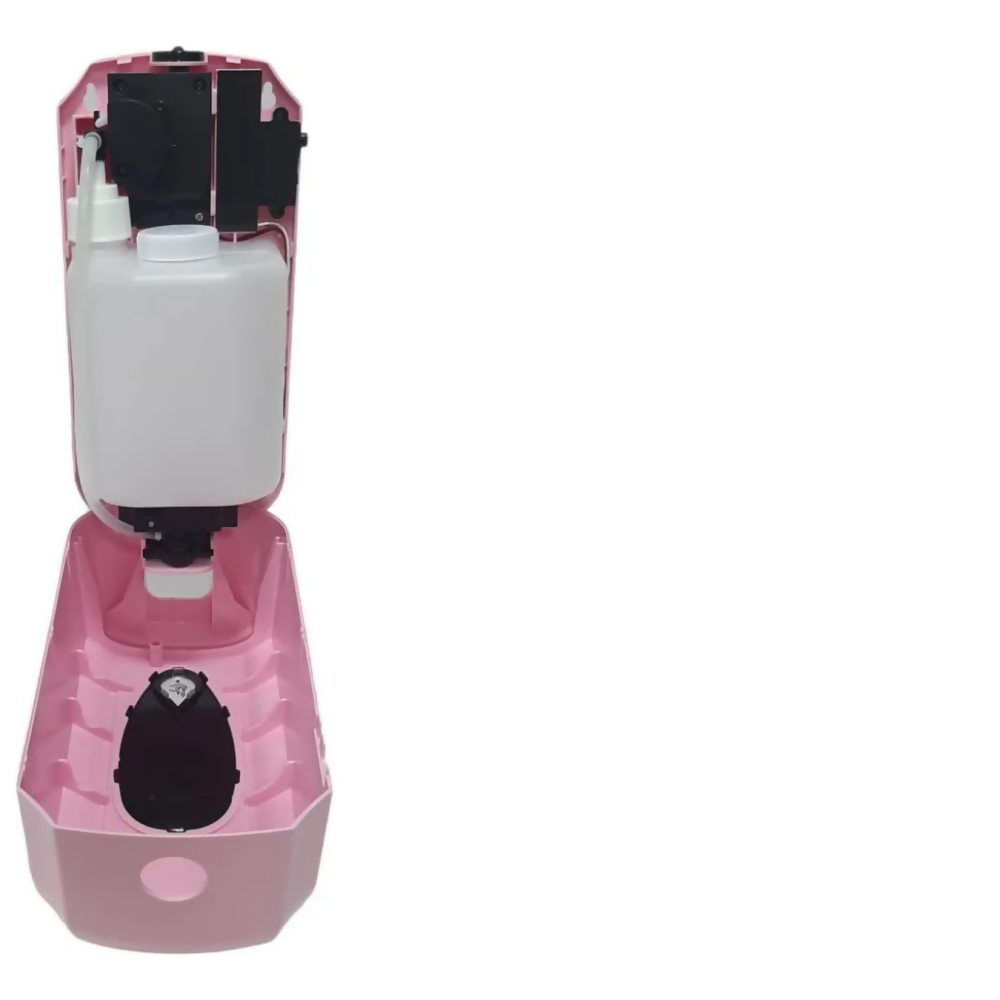 DISPENSADOR JABÓN LÍQUIDO GEL SHAMPOO RECARGABLE SENSOR BLANCO