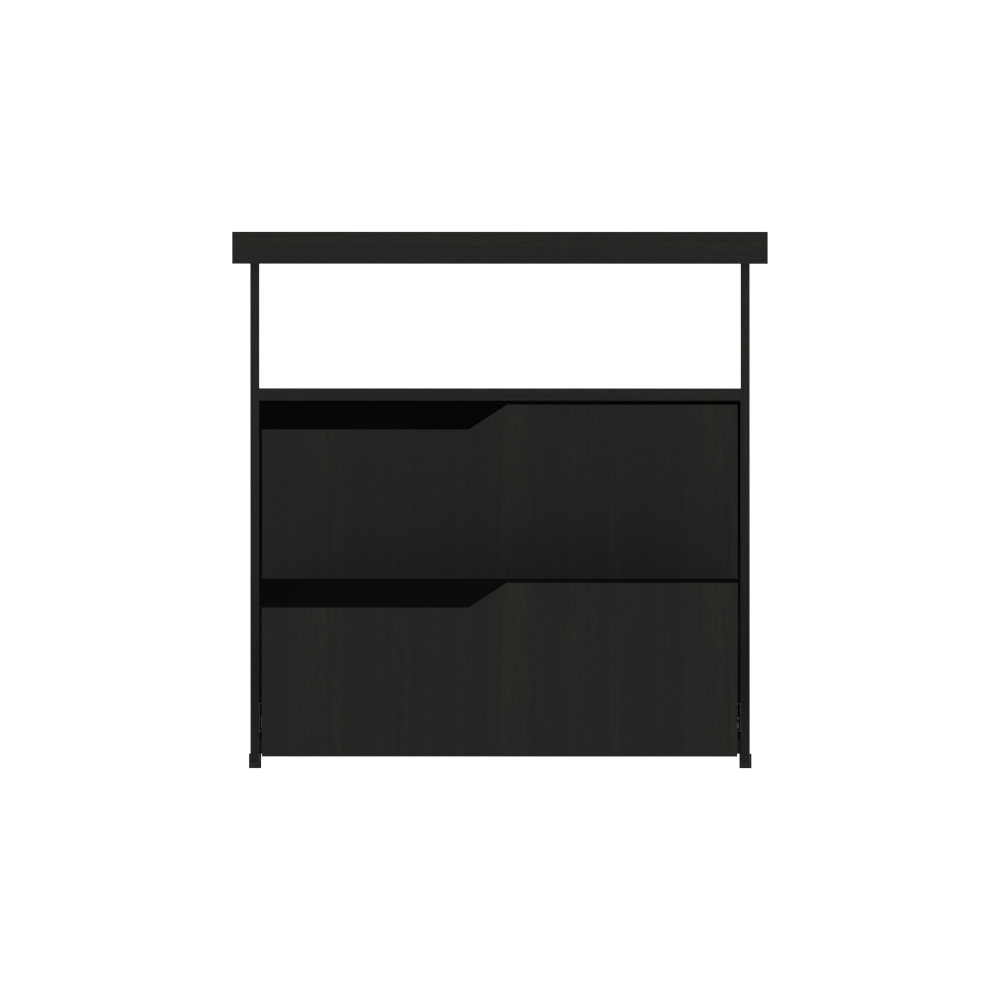 MESA DE NOCHE VON WENGUE 52 X 51 X 40/WENGUE