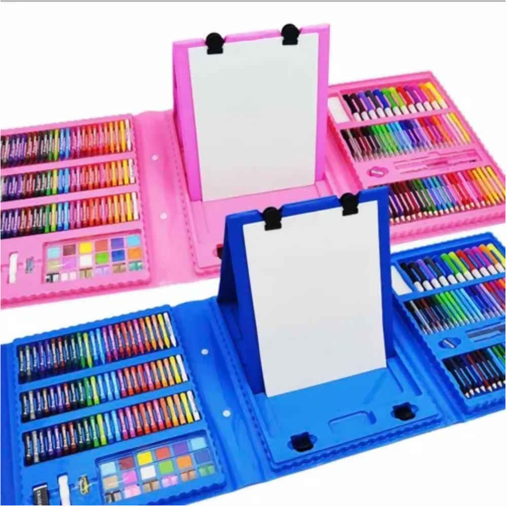 KIT DE PINTURA PARA NIÑOS DE 208 PCS – SET DE ARTE Y MANUALIDADES