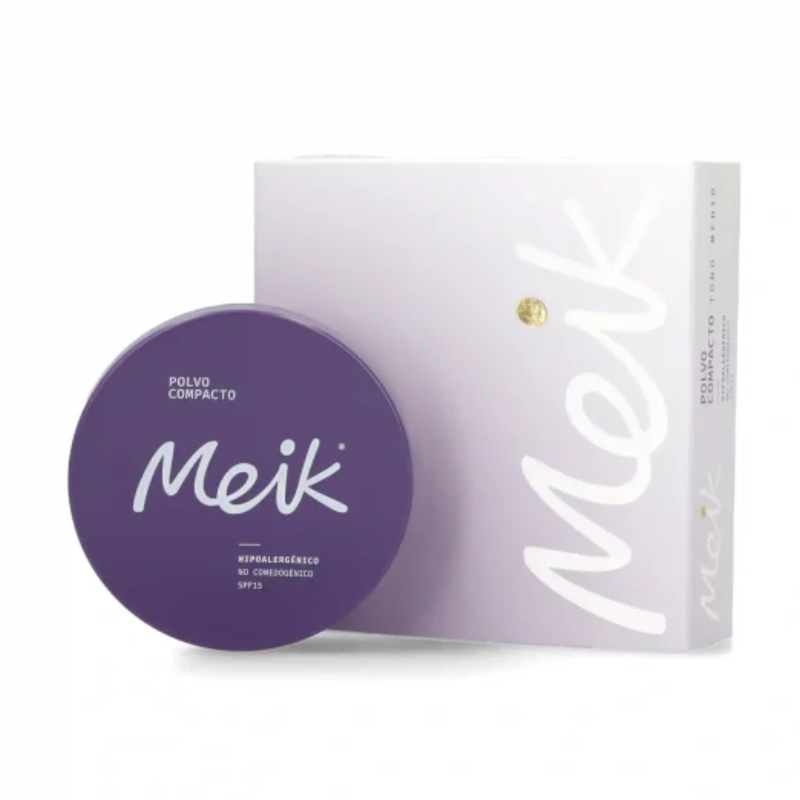 MEIK POLVO COMPACTO MEDIO SPF 15 X 13G