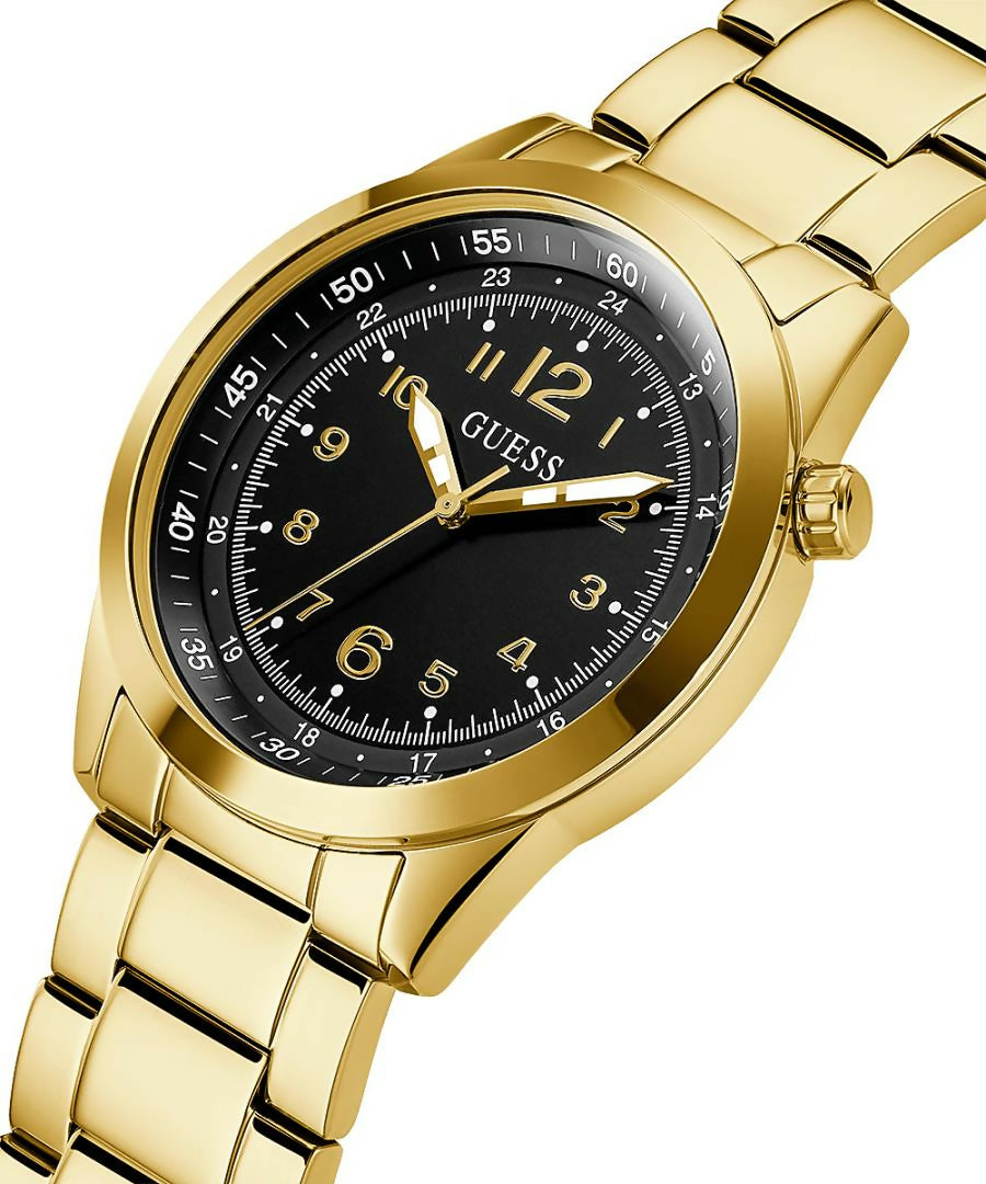 GUESS-GW0493G1- MAX MEN 42 MM STAINLESS STEEL DORADO QUARTZ