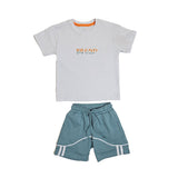 51989 CONJUNTO INFANTIL NIÑO - RACING DIVISION CAMISETA Y BERMUDA DEPORTIVA