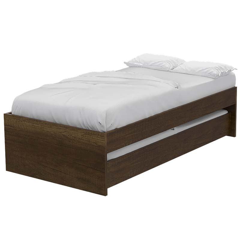 CAMA NIDO INFANTIL GINEBRA, COBRE, CON TARIMA INFERIOR Y RODACHINES PARA SU FÁCIL DESPLAZAMIENTO