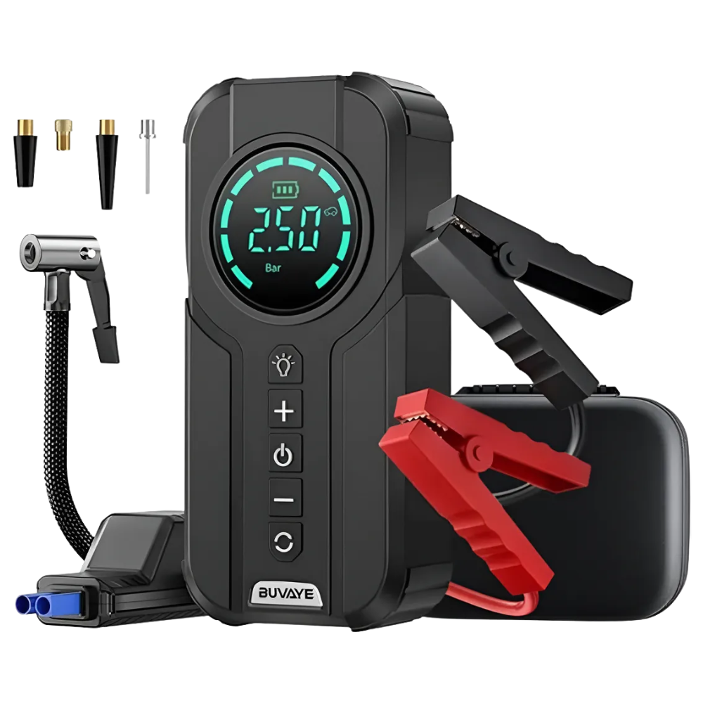 INICIADOR INFLADOR COMPRESOR NEUMÁTICOS LLANTAS MOTO CARRO