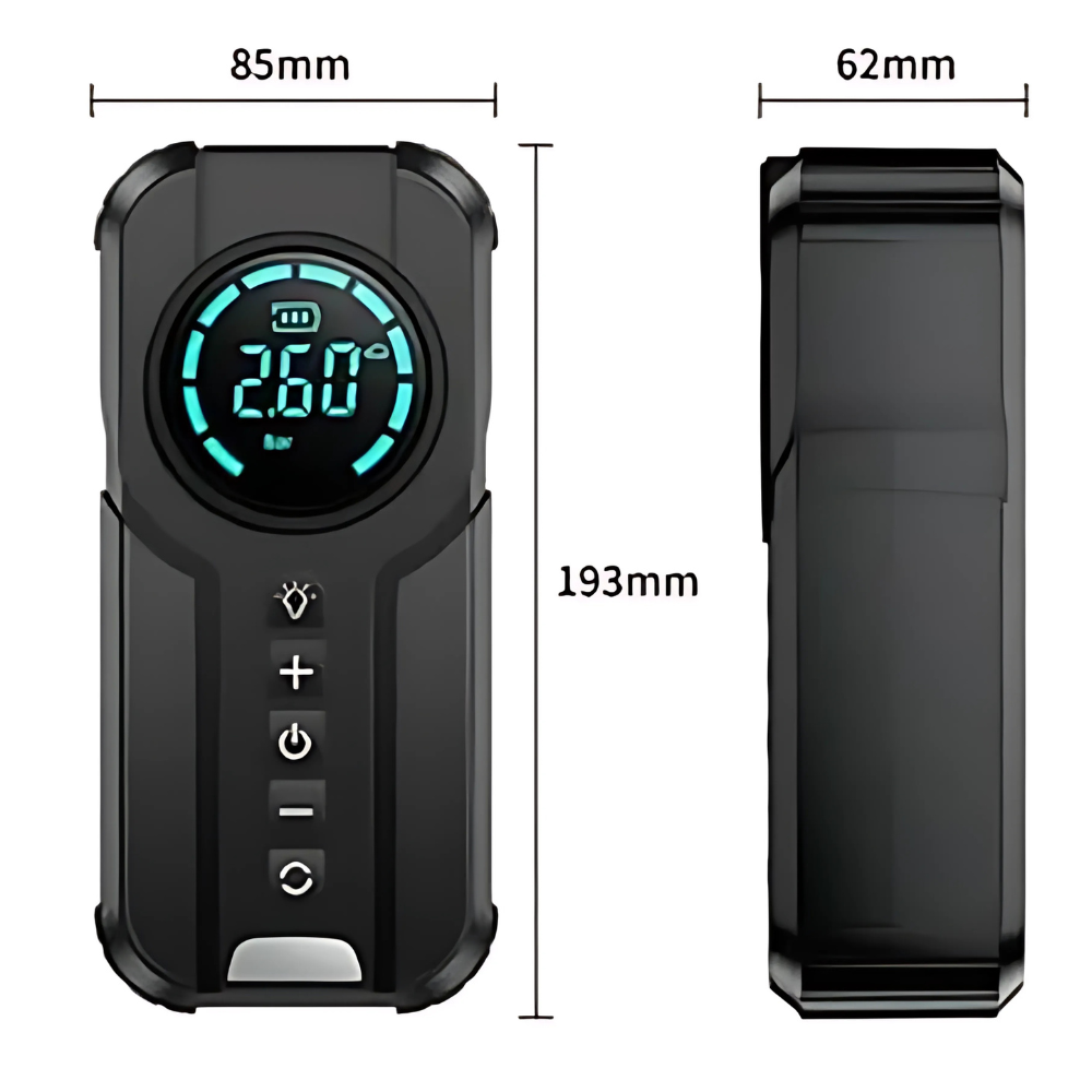 INICIADOR INFLADOR COMPRESOR NEUMÁTICOS LLANTAS MOTO CARRO