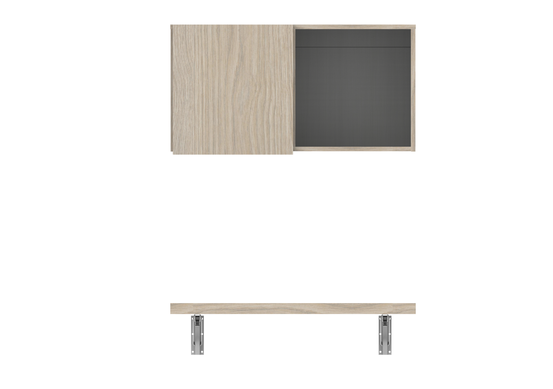 ESCRITORIO LOSO CAFE CLARO 80 X 47.5 X 48/CAFE CLARO