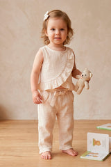 62029 CONJUNTO LINO BLUSA-PANTALON NIÑA BEBE