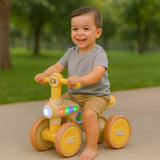 TRICICLO PASEADOR BEBES NIÑOS 4 RUEDAS LUCES LED MUSICAL