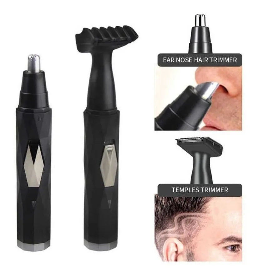 MAQUINA CORTADORA DE PELO NARIZ AXILAS PROGEMEI GM-3121 COLOR NEGRO 110V/220V