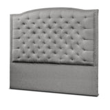 CABECERO LAWRENCE CAPITONEADO 160X200X10 GRIS