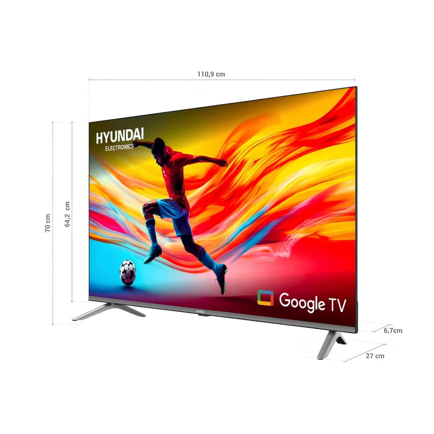 TV HYUNDAI 50" TV FHD QLED HYLED5027QFG