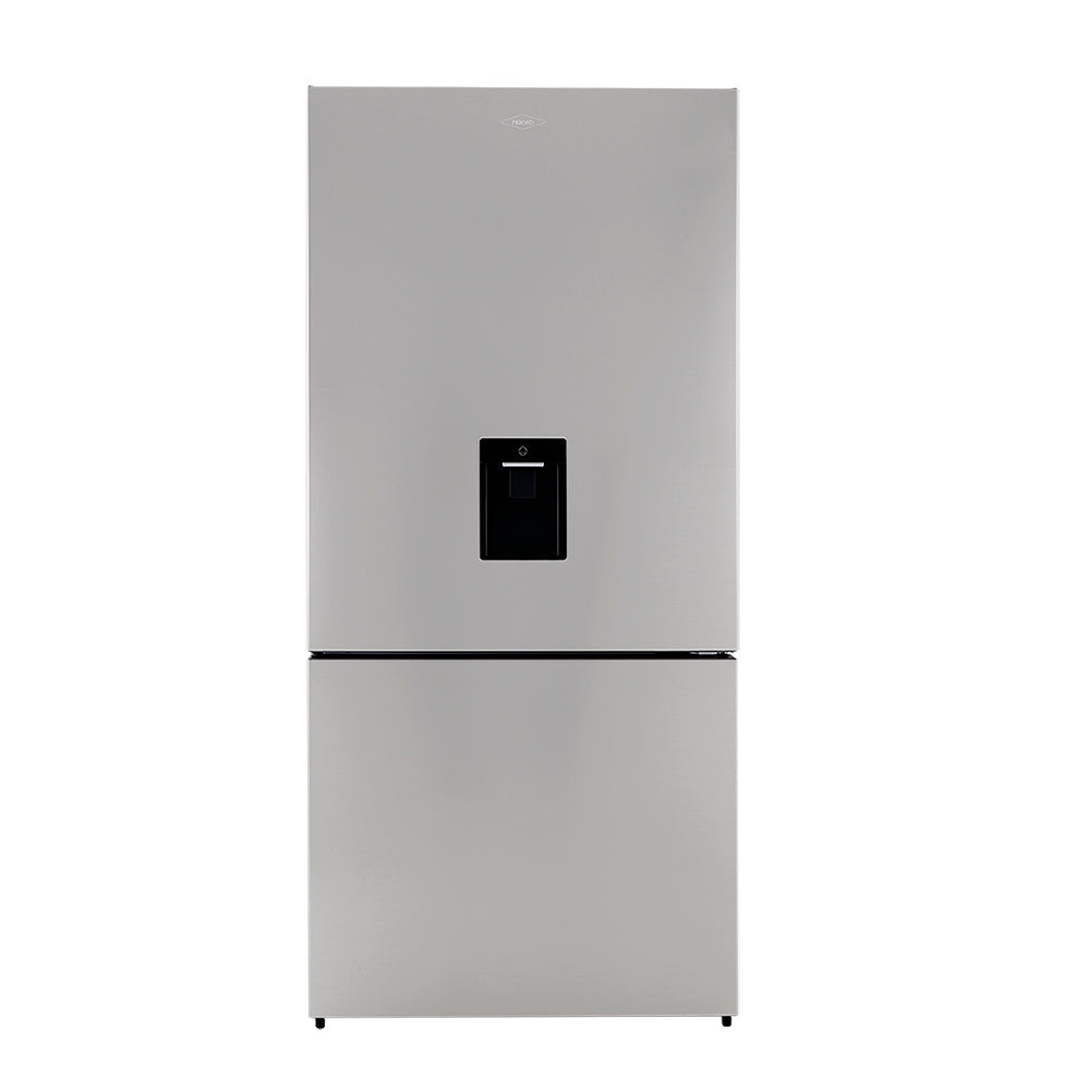 Nevera Haceb Bottom mount 543 litros con dispensador de agua inox