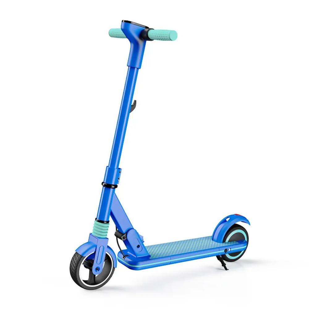SCOOTER ELÉCTRICA PLEGABLE PARA NIÑOS EPOWER E65 RESISTE 70K COLOR AZUL