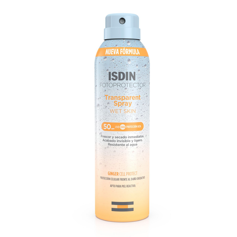 ISDIN FOTOPROTECTOR TRANSPARENT SPRAY WET SKIN SPF 50 X 250ML