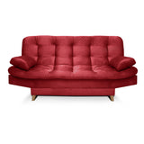 SOFACAMA FENDIK 3 PSC 90X185X120 TELA ROJO