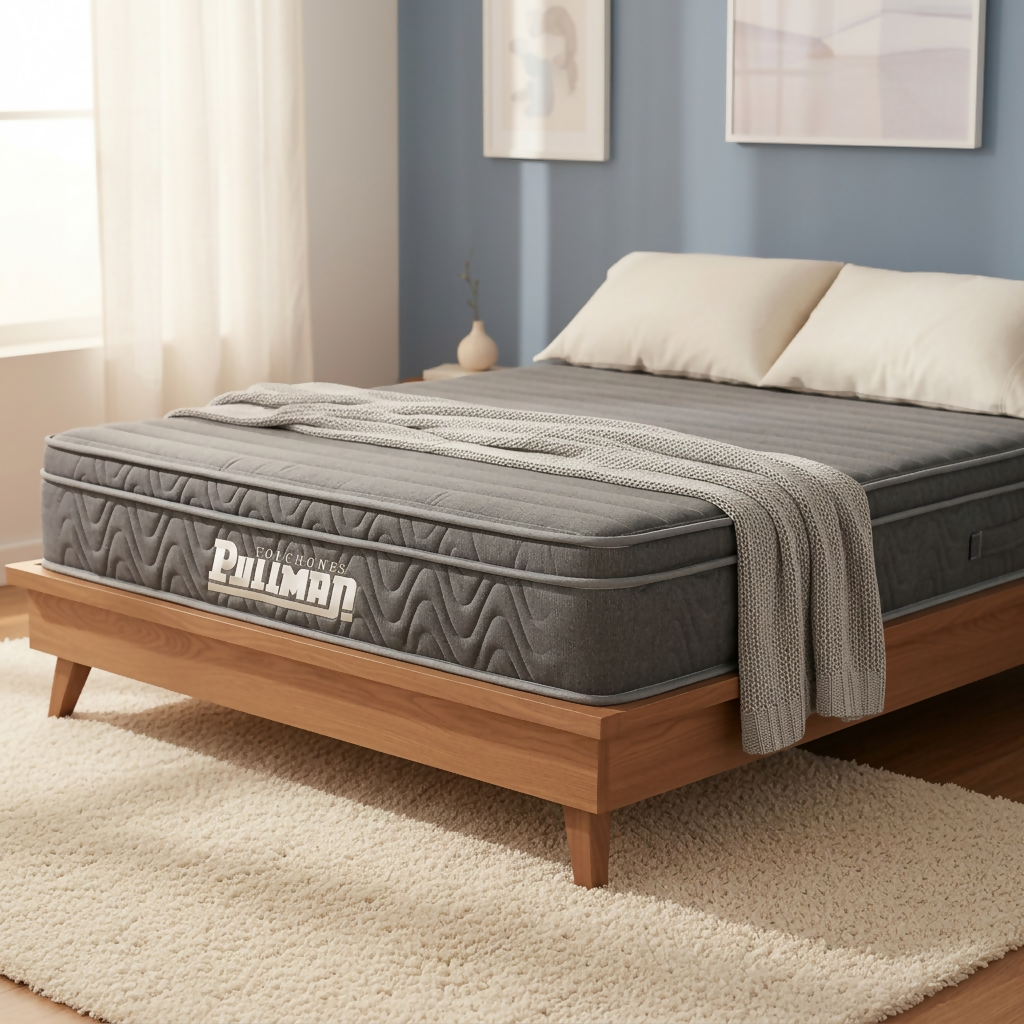COLCHÓN ROLLPACK EURO U GRIS 140X190 DOBLE