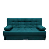 SOFA CAMA TARIMA MATTER TELA TURQUESA