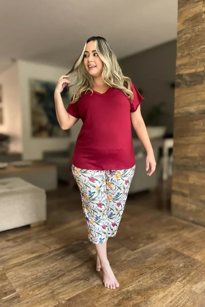 PIJAMA CAPRI 7672
